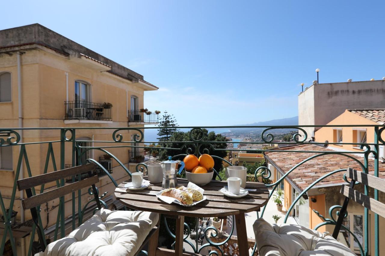 Greek Theater - Sea View Apartment Taormina Eksteriør bilde